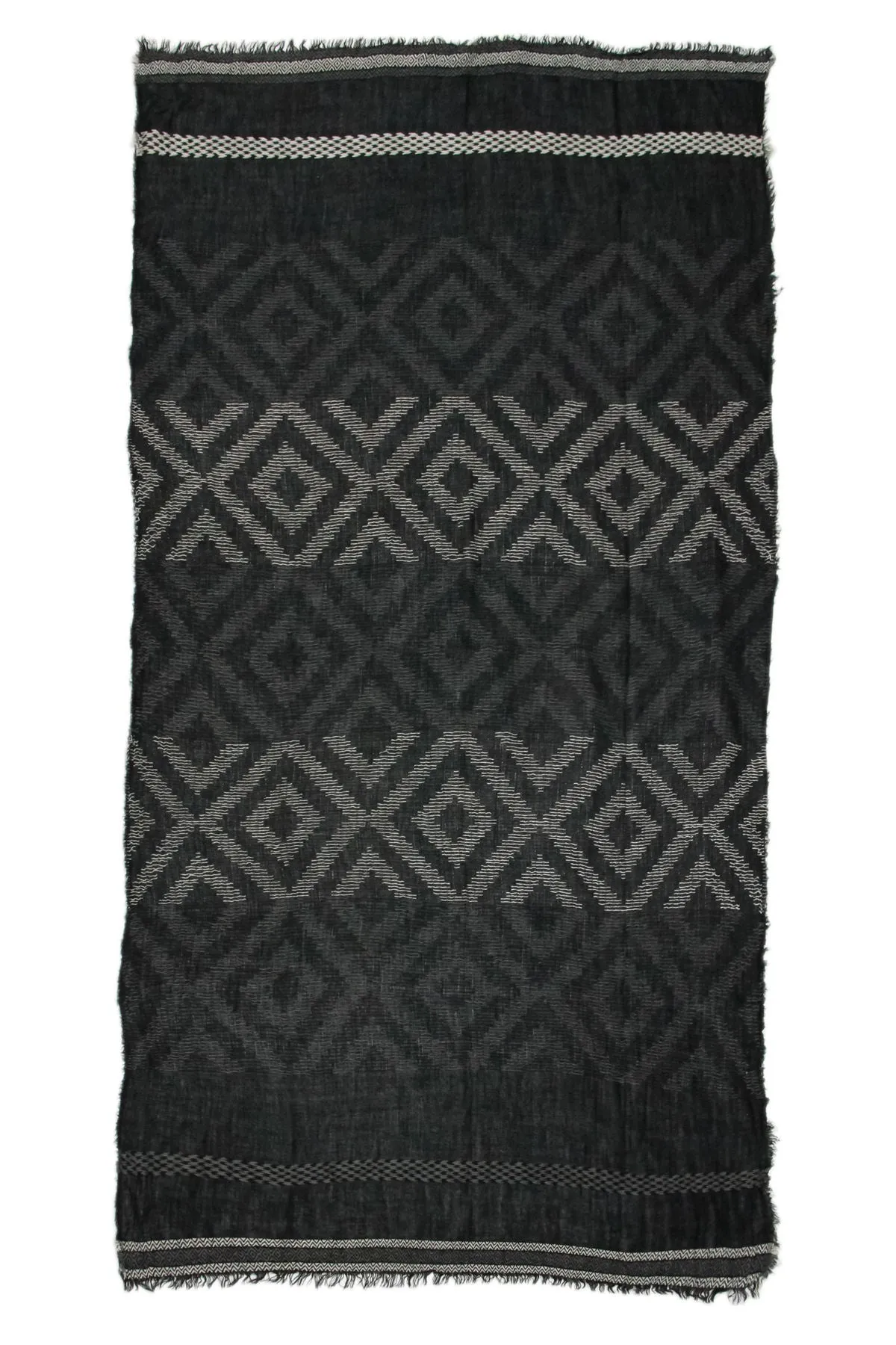 Multi Geometric Striped Scarf