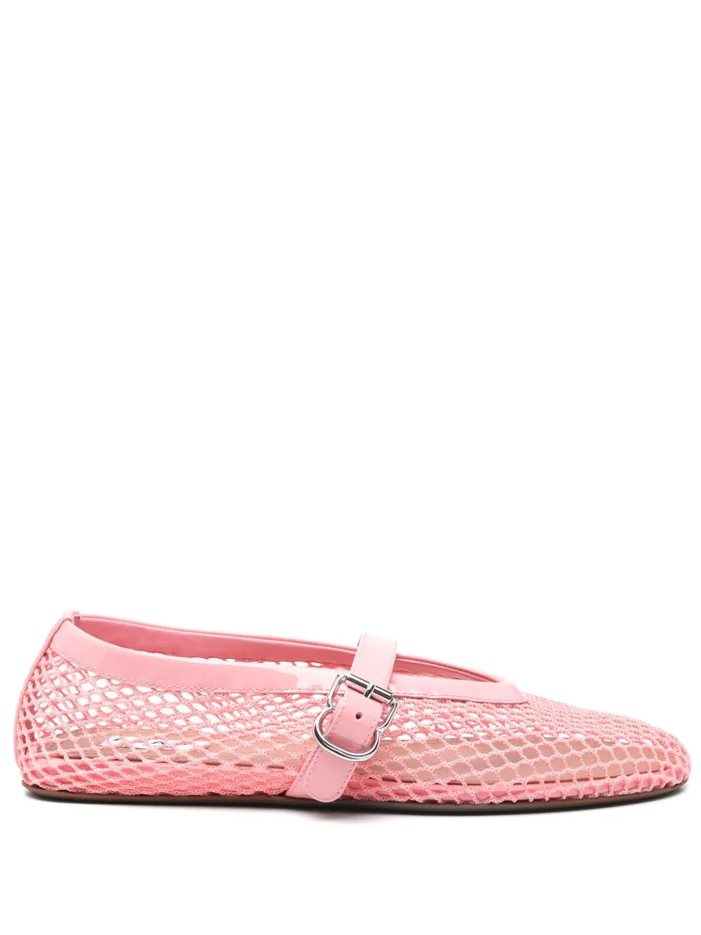 Net ballet flats