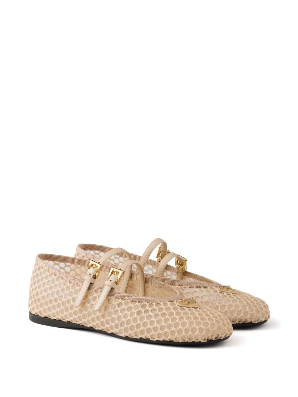 Net ballet flats
