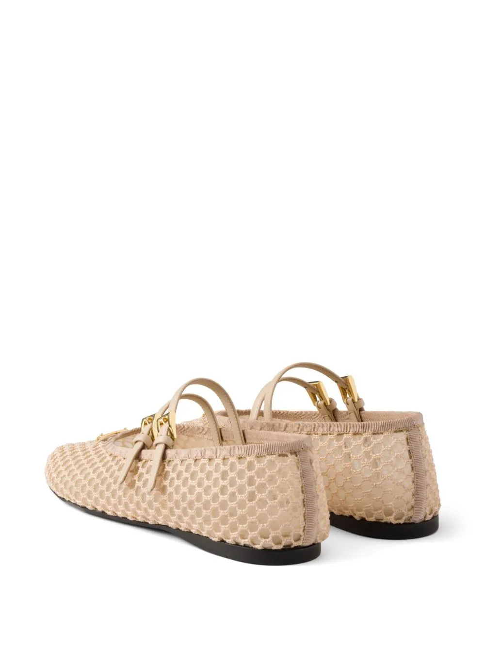Net ballet flats
