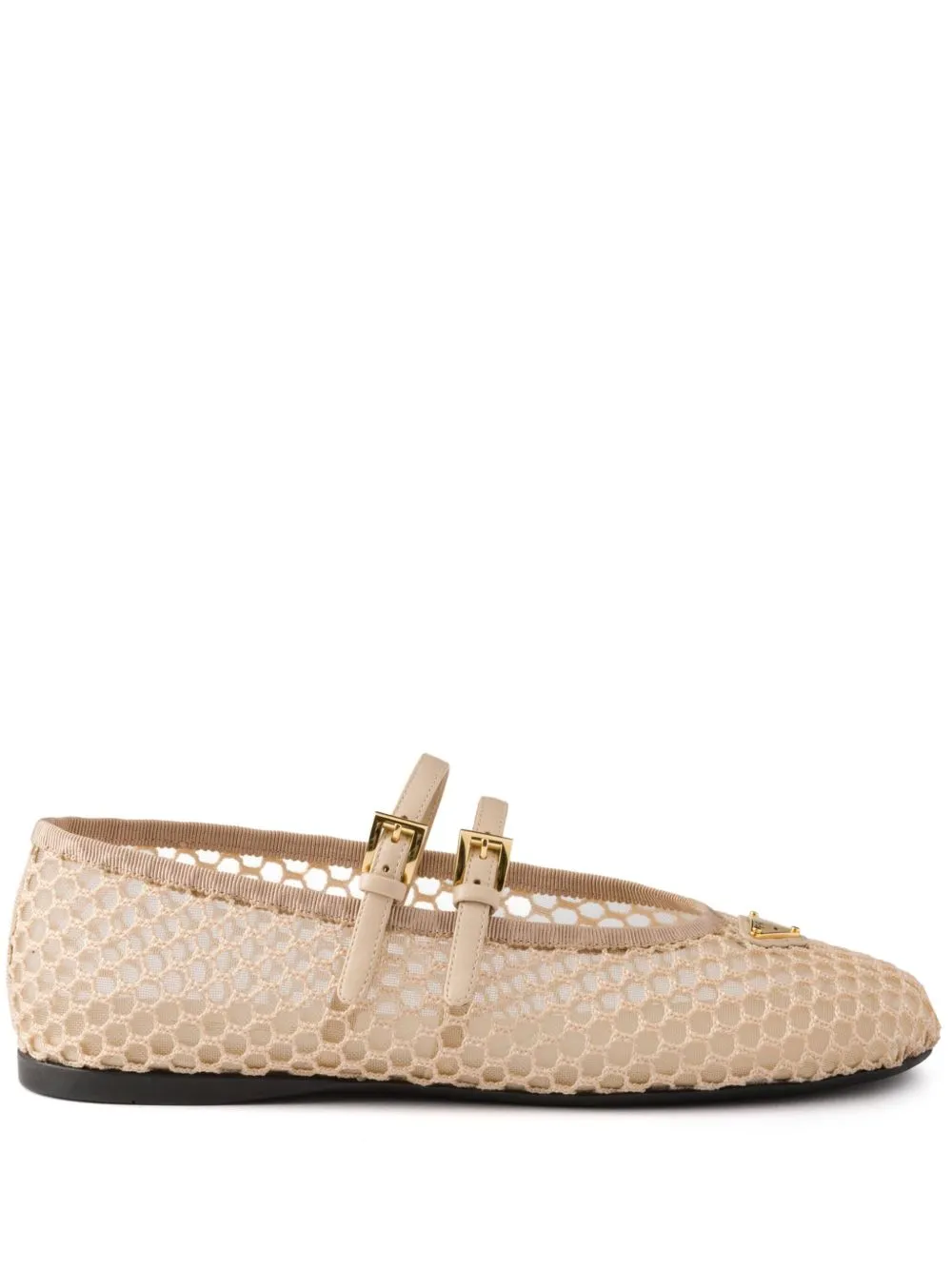 Net ballet flats