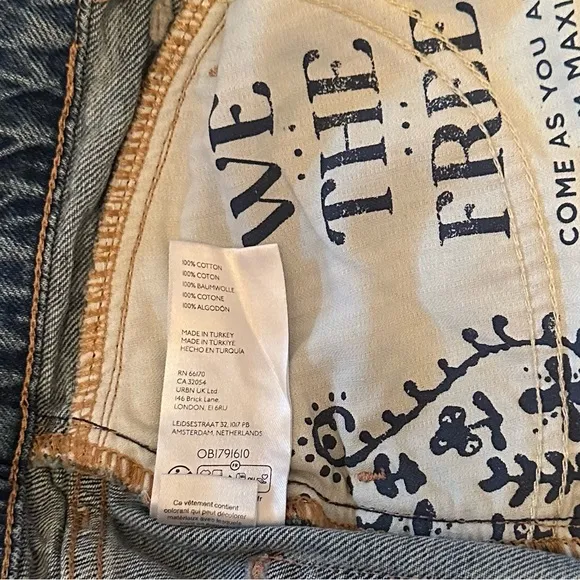 NEW Free People We The Free Come As You Are Denim Maxi Skirt sapphire blue 0