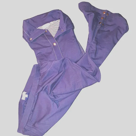 NEW-Sport Savvy 2-Piece Set, Navy Blue, XL Draw String Waist Jacket Large Pants