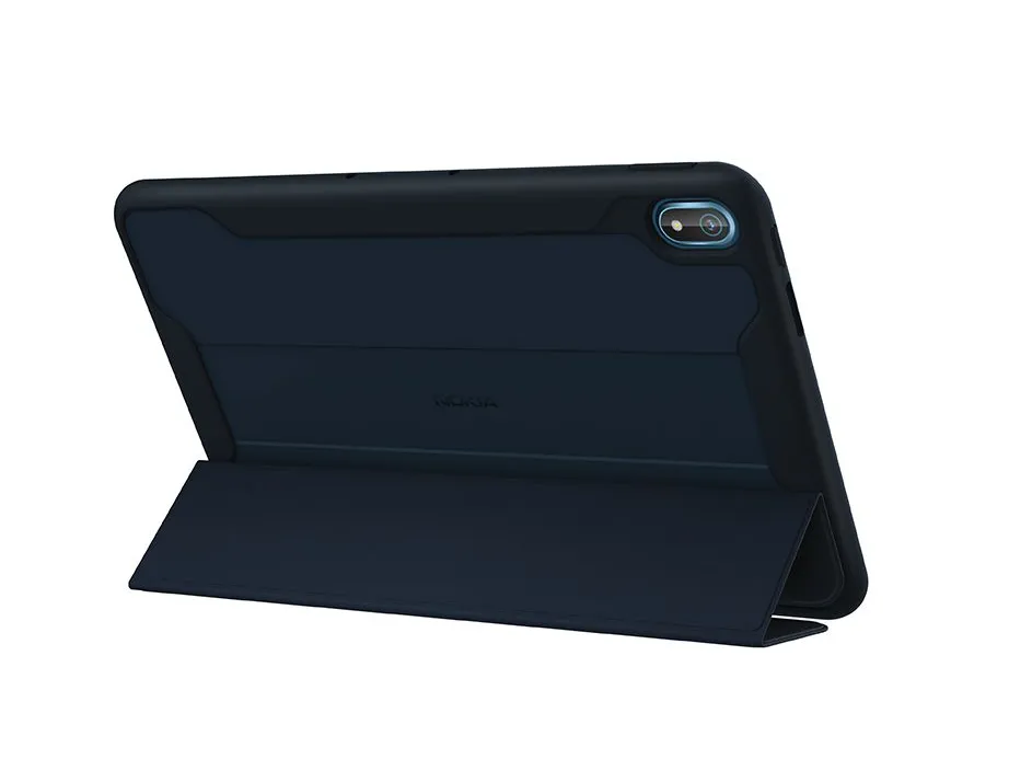 Nokia T20 Tablet Rugged Flip Cover - Dark Grey