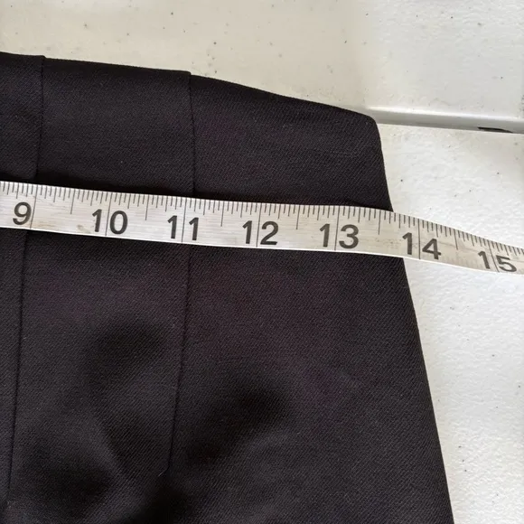 NWT EXPRESS stylist super high waisted side slit midi pencil skirt black size 4