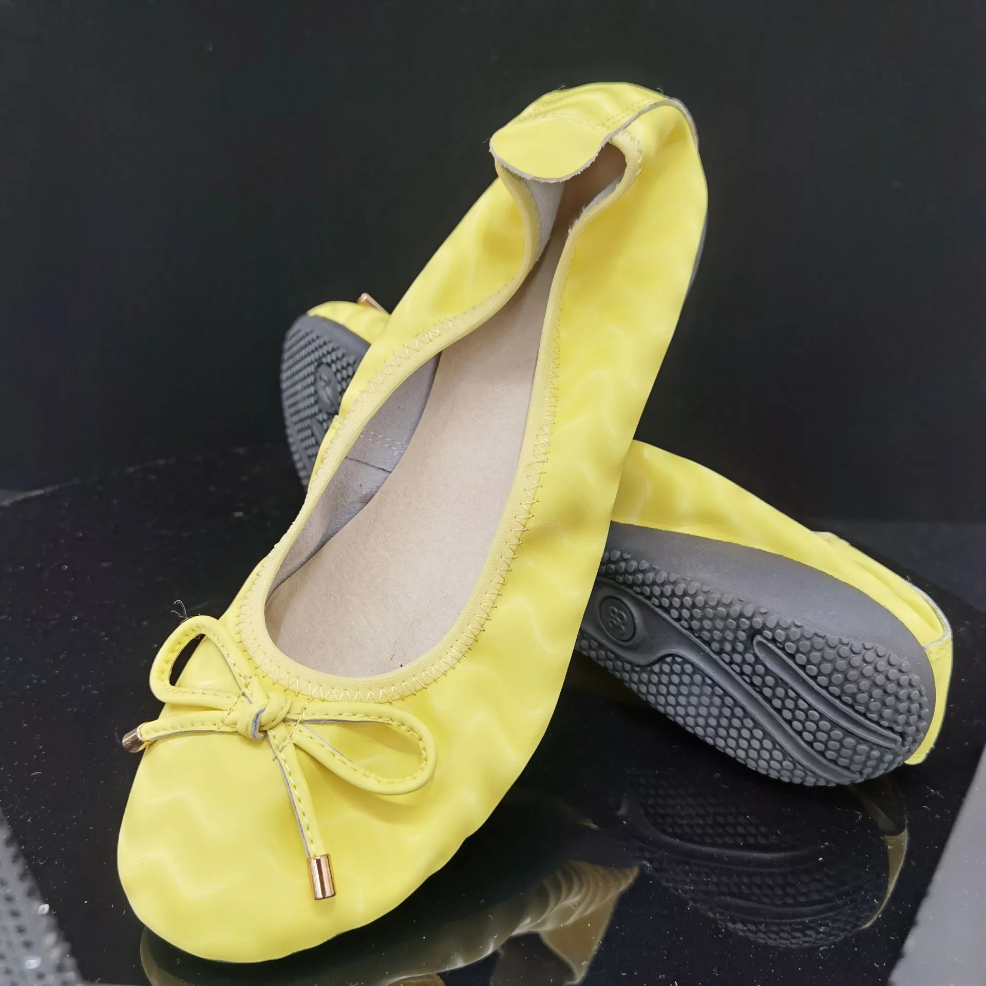 Original Ballerina Ballet Flats for Women Plus Size 40 41 42 43 44 Wide Width Casual Flats for Women Ladies Flat Shoes Slip on Loafer
