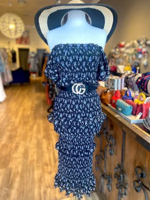 O/S Ruffle Layer Dress