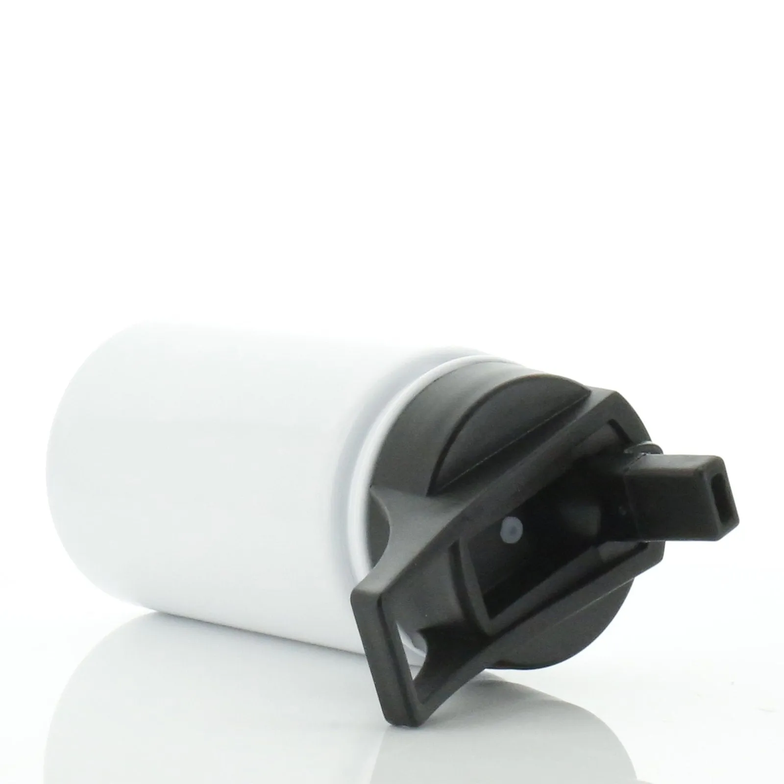 Personalised Brown Cow flowers and Name White Sports Flask