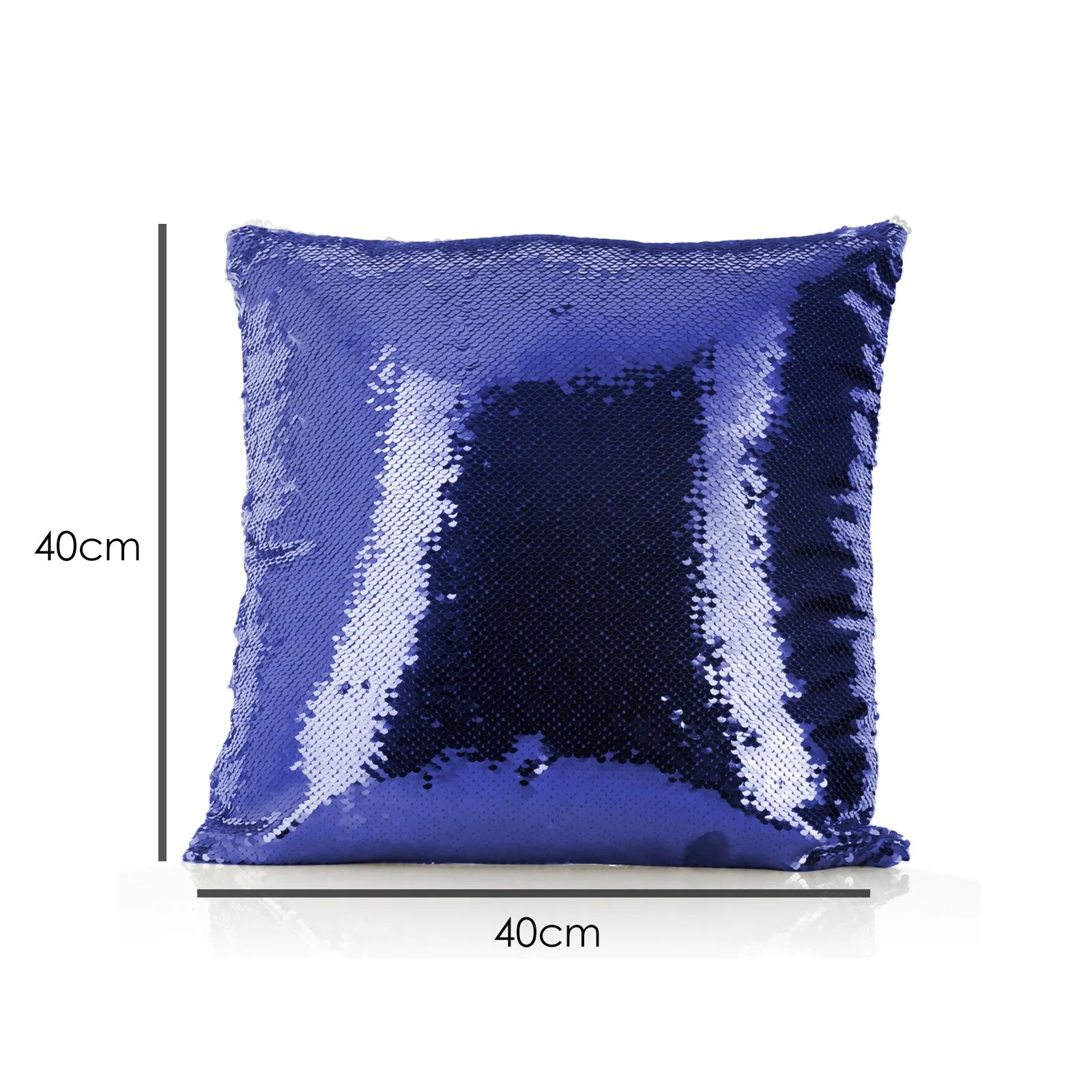 Personalised Sequin Cushion with Welcoming Text and Relaxing Mum and Baby Highland Cows