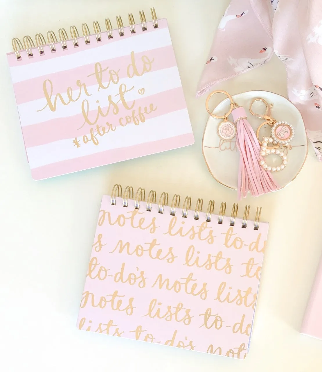 PINK SPIRAL PLANNER PAD