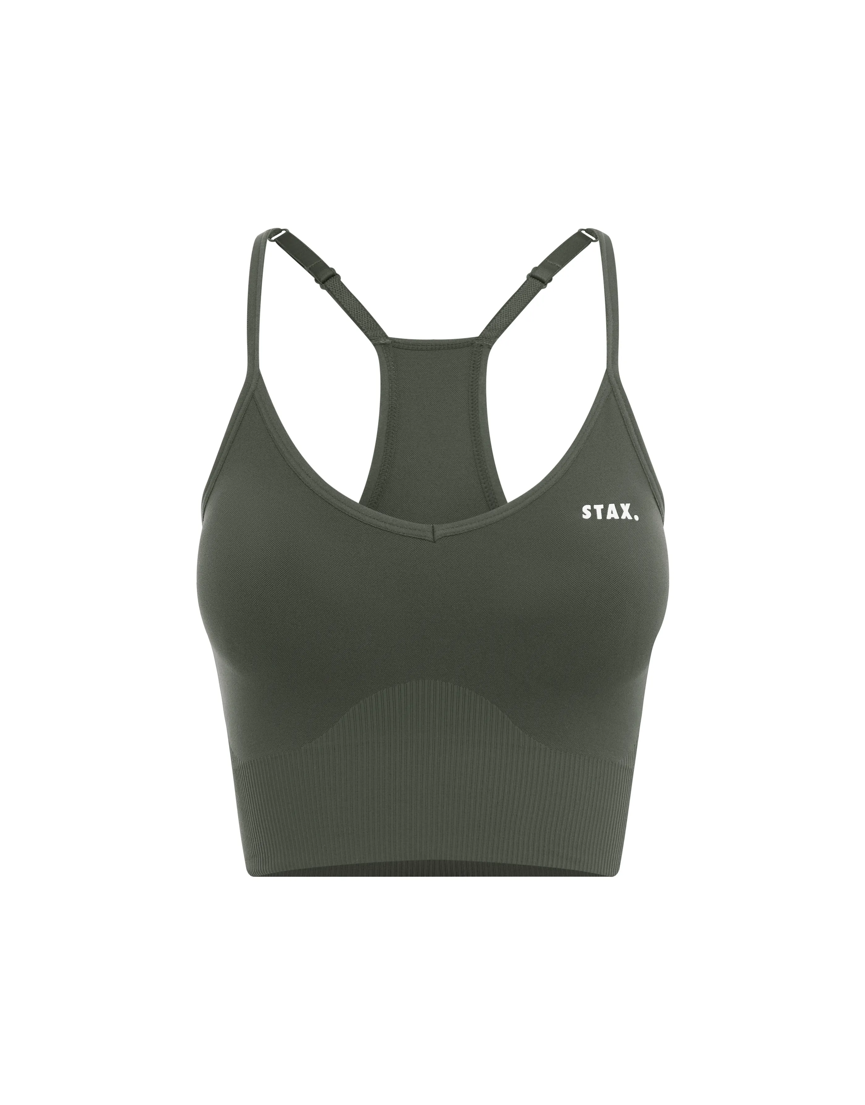 Premium Seamless Strappy Crop - Dovetail