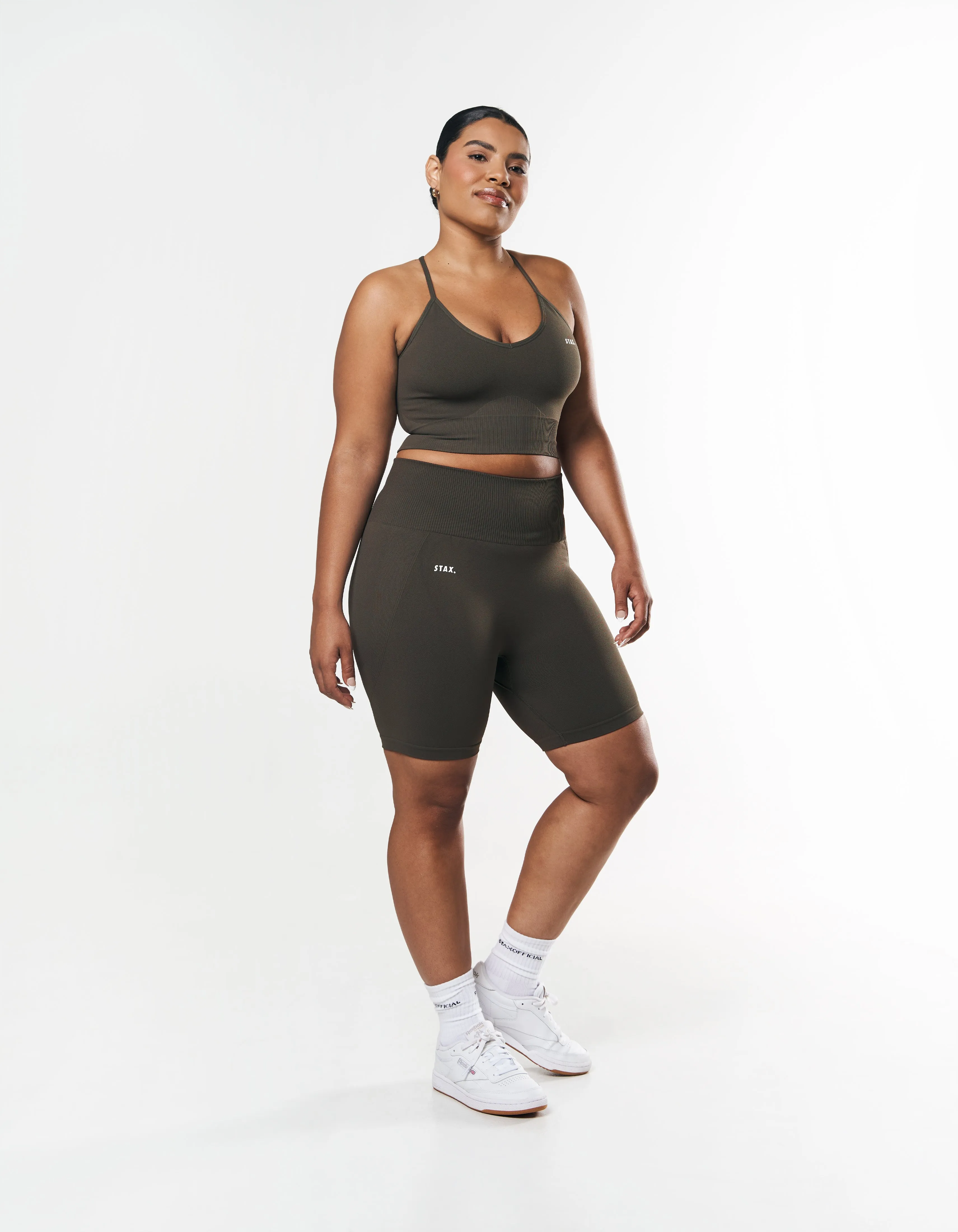 Premium Seamless Strappy Crop - Dovetail