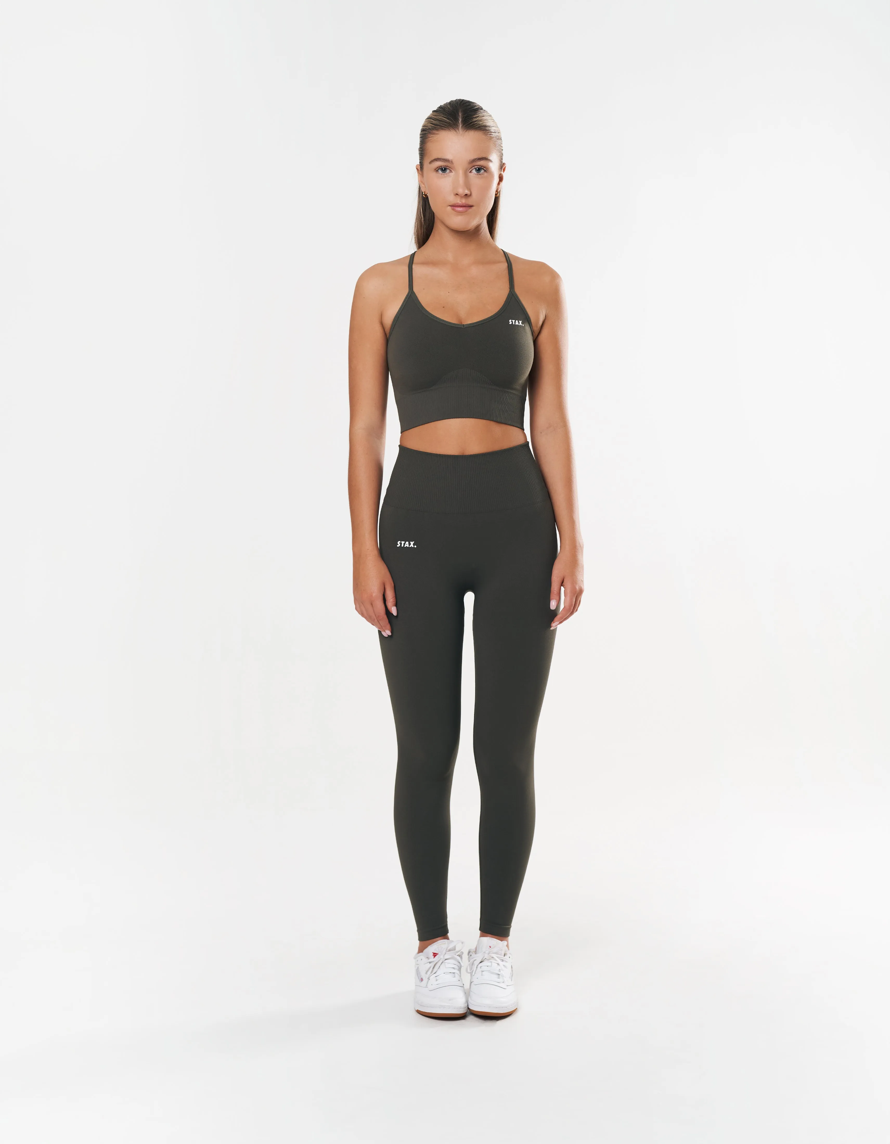 Premium Seamless Strappy Crop - Dovetail