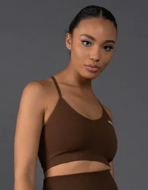 Premium Seamless Strappy Crop V5.1 - Bark