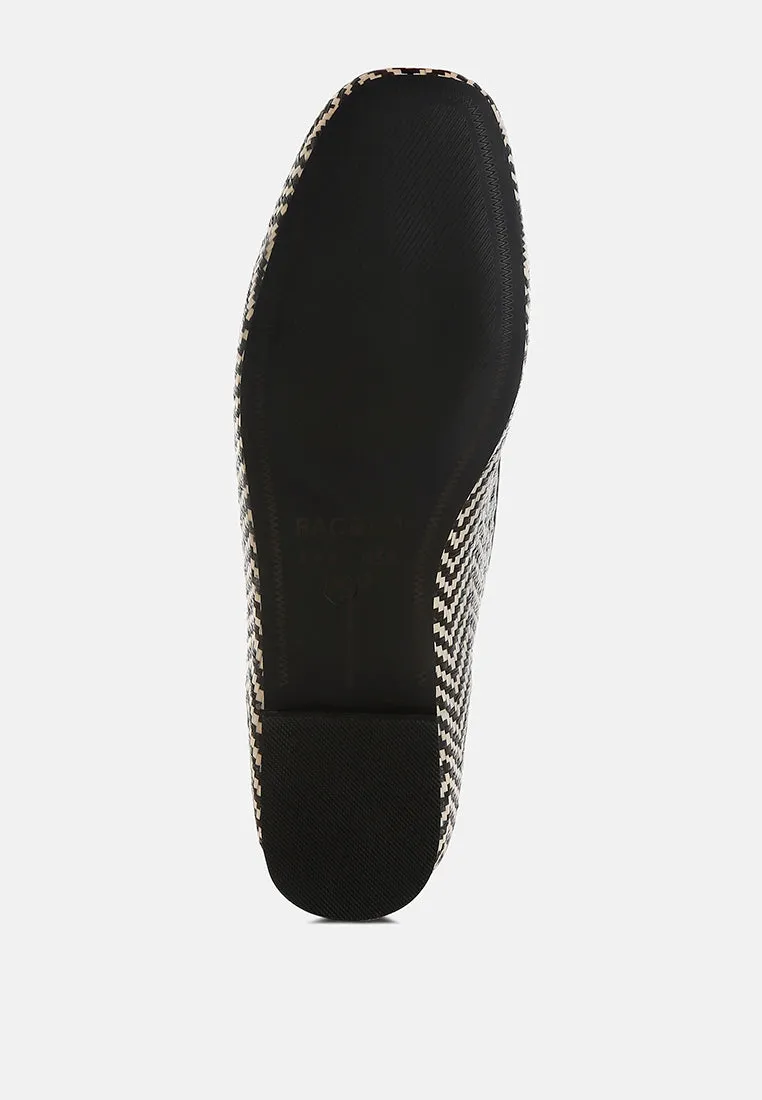 Raffia Tassels Detail Loafers By RUW