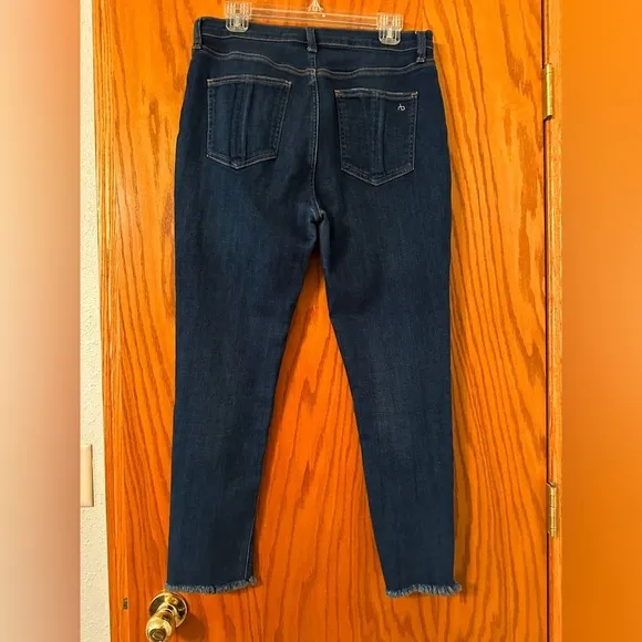 Rag &amp; Bone High Rise Ankle Skinny - Size 32