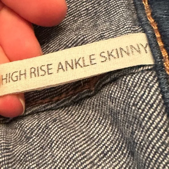 Rag &amp; Bone High Rise Ankle Skinny - Size 32