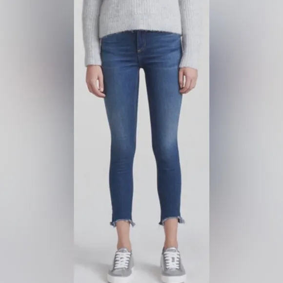 Rag &amp; Bone High Rise Ankle Skinny - Size 32
