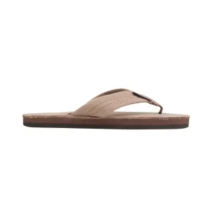 RAINBOW 101LTS00K/DKBR PREMIER LEATHER YTH'S (Medium) Dark Brown Leather Narrow Strap Sandals