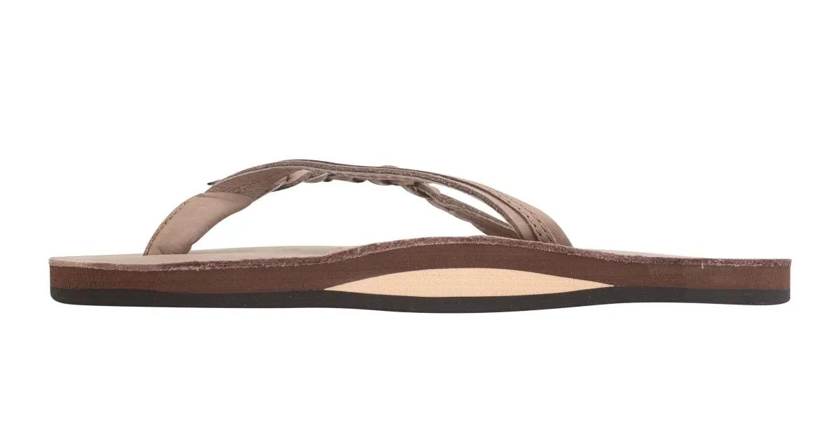 Rainbow Sandals Flirty Dark Brown Women's Flip Flop