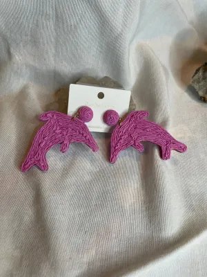 Ratan Dolphin Earrings