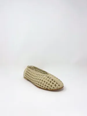 Riley in Vanilla Woven Calf