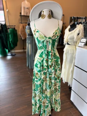 Ruffle Front Tie Dress