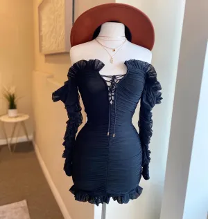 Ruffled Layer Rouge Dress