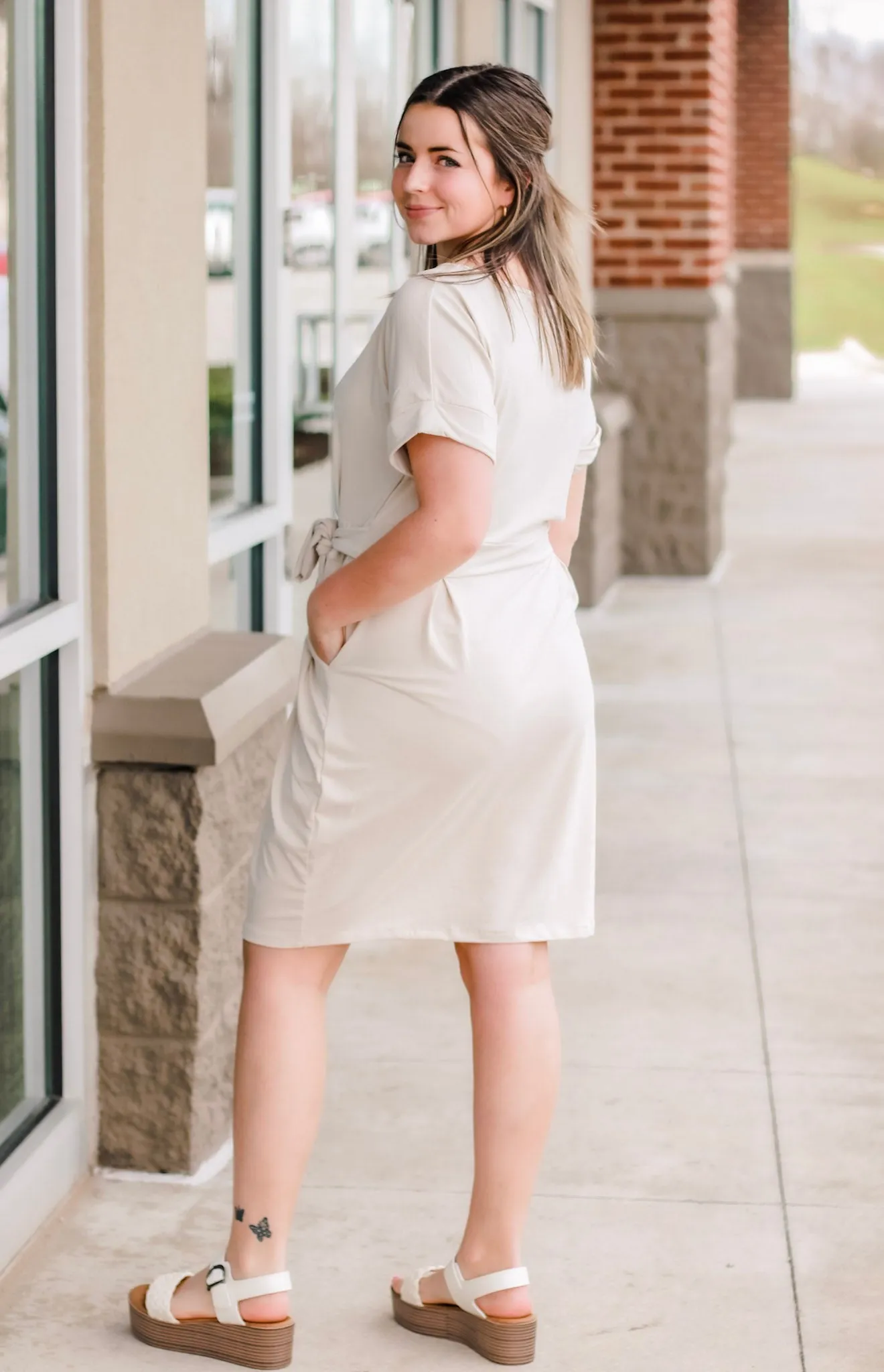 Sand in our Hair Tie Dress