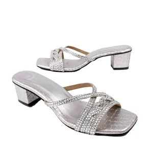 Sarah Heels S126H - Silver