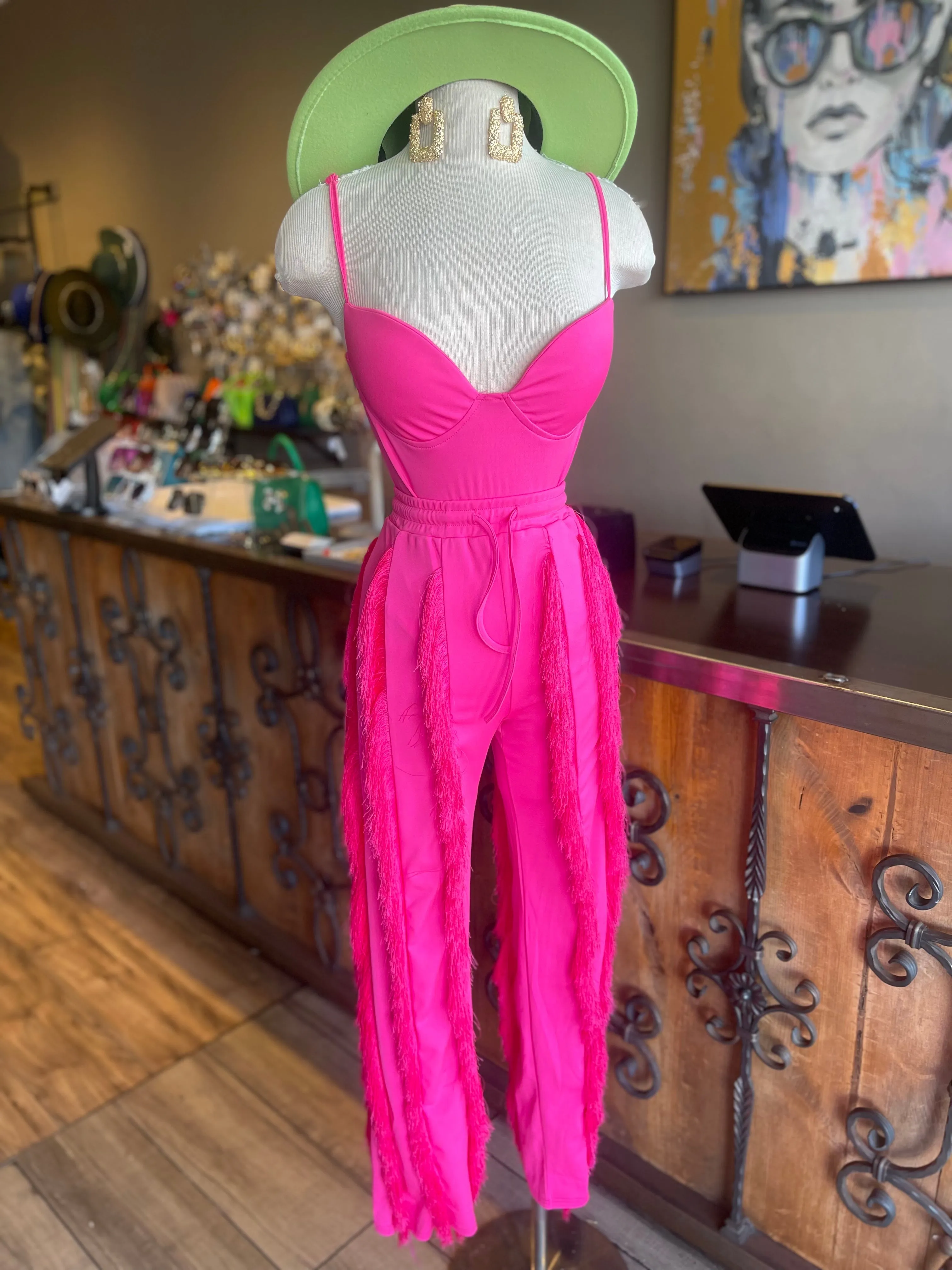 Shaggy Pants Set