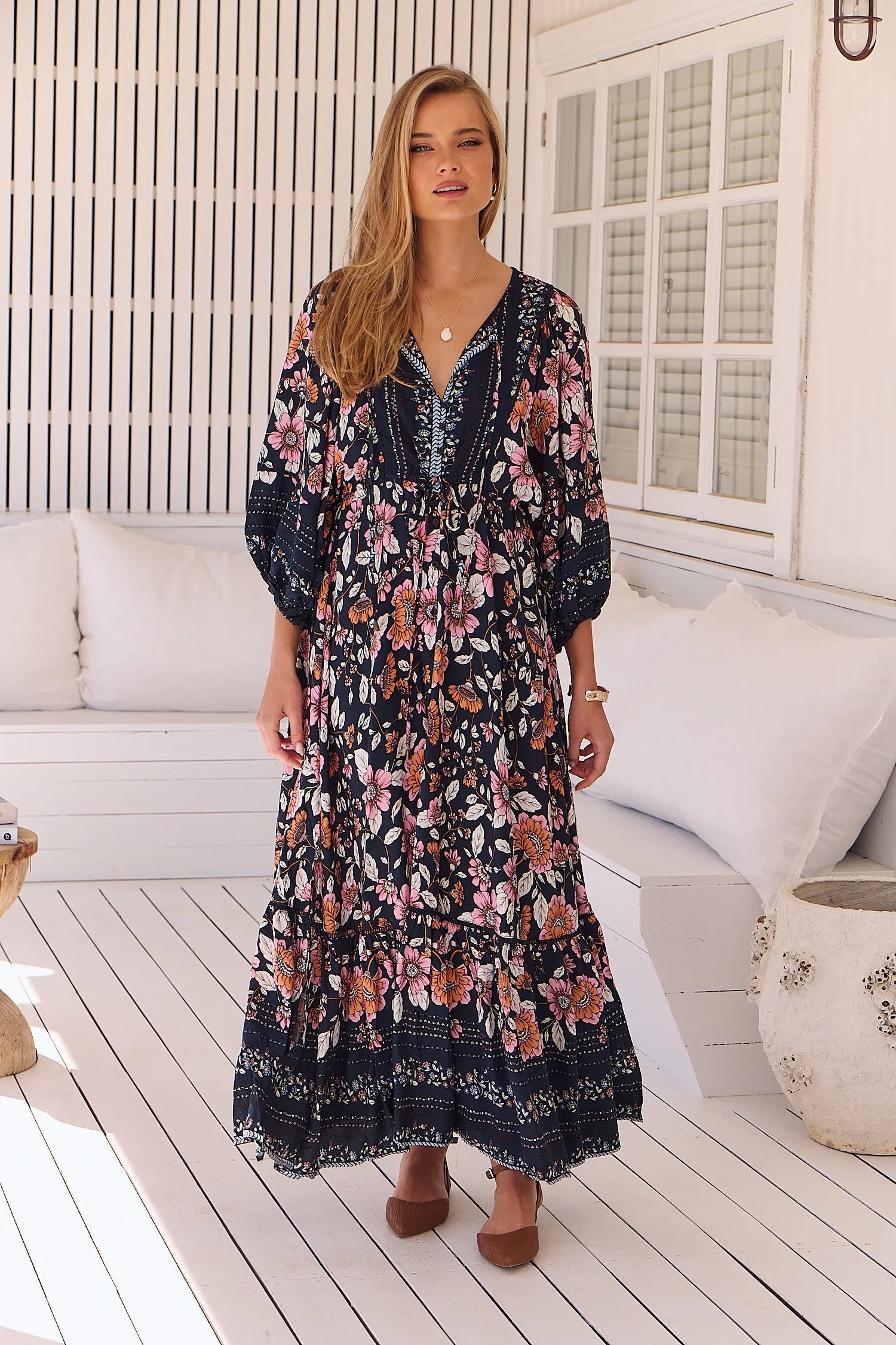 Shania Print Catalonia Maxi