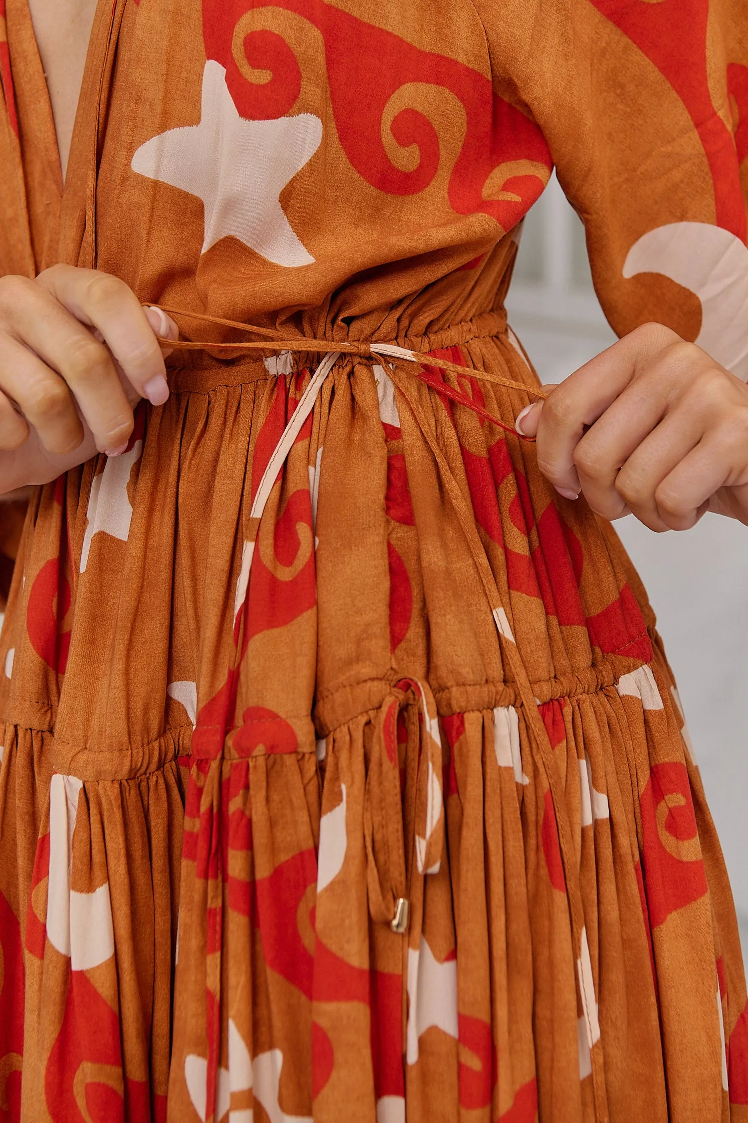 Sina Print Wilde Midi Dress