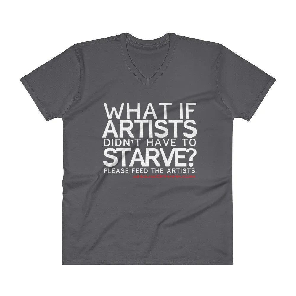 Starving Artist V-Neck T-Shirt