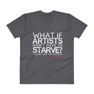 Starving Artist V-Neck T-Shirt