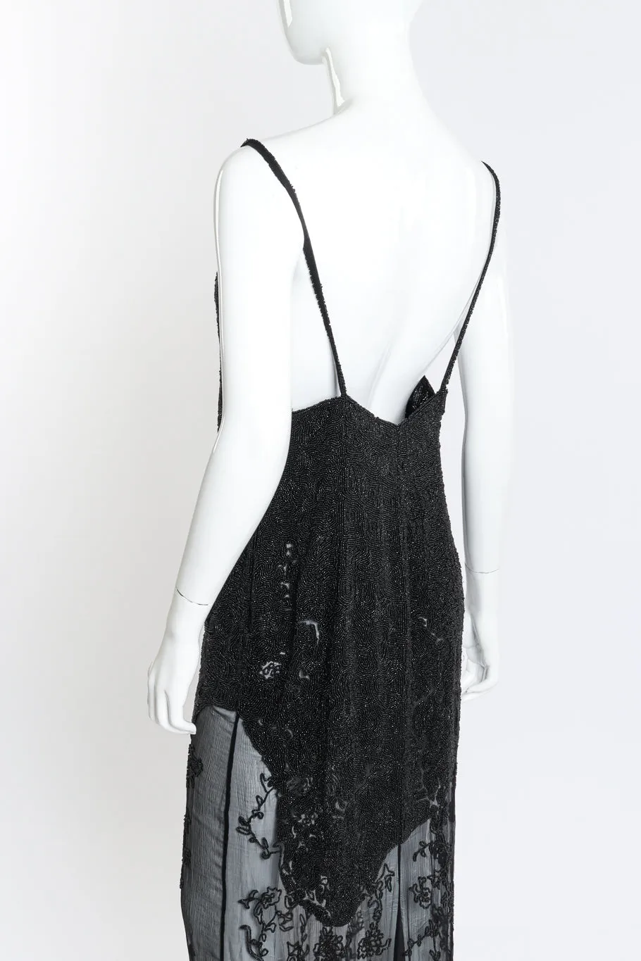 Strappy Beaded Maxi Dress