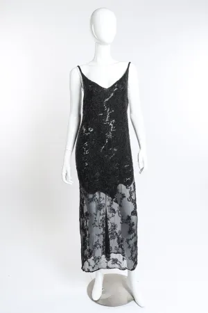 Strappy Beaded Maxi Dress
