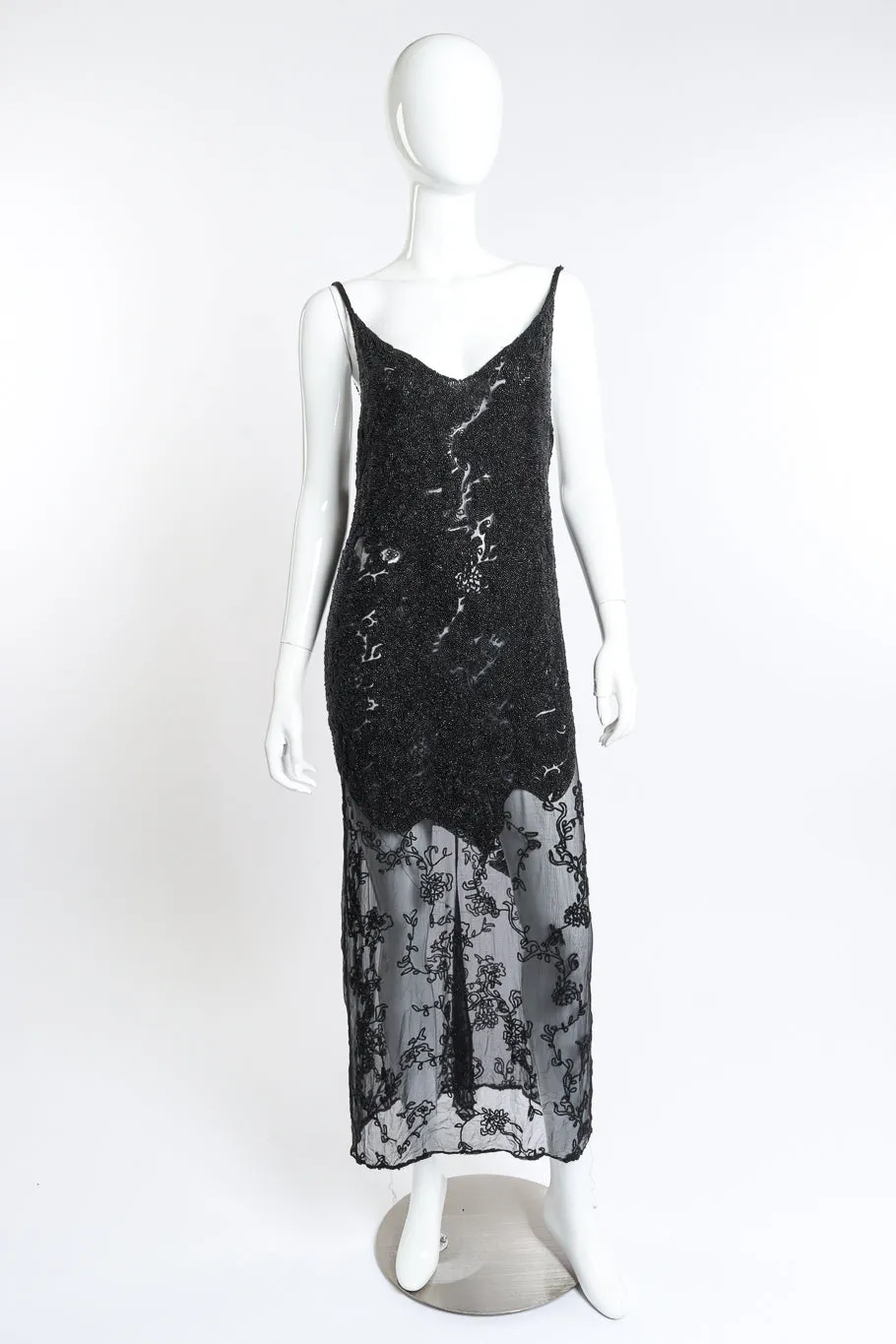 Strappy Beaded Maxi Dress