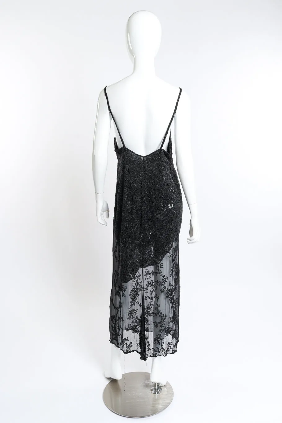 Strappy Beaded Maxi Dress