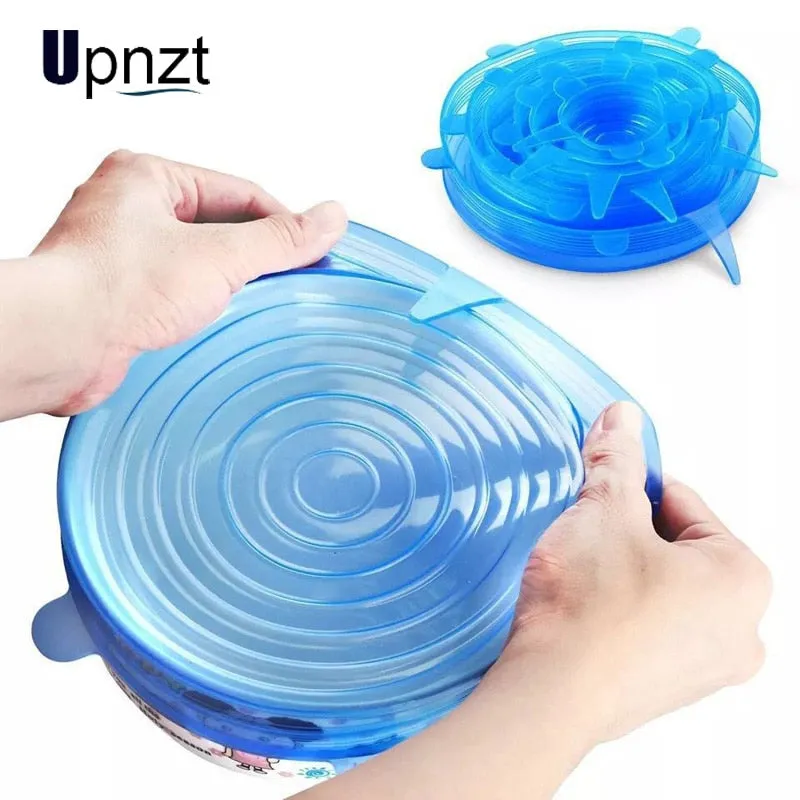 Stretchy Silicone Lids 6pcs/12pcs