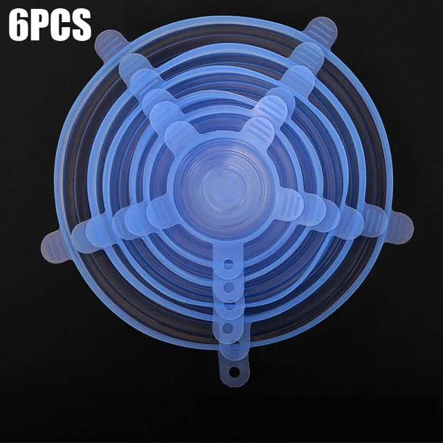 Stretchy Silicone Lids 6pcs/12pcs