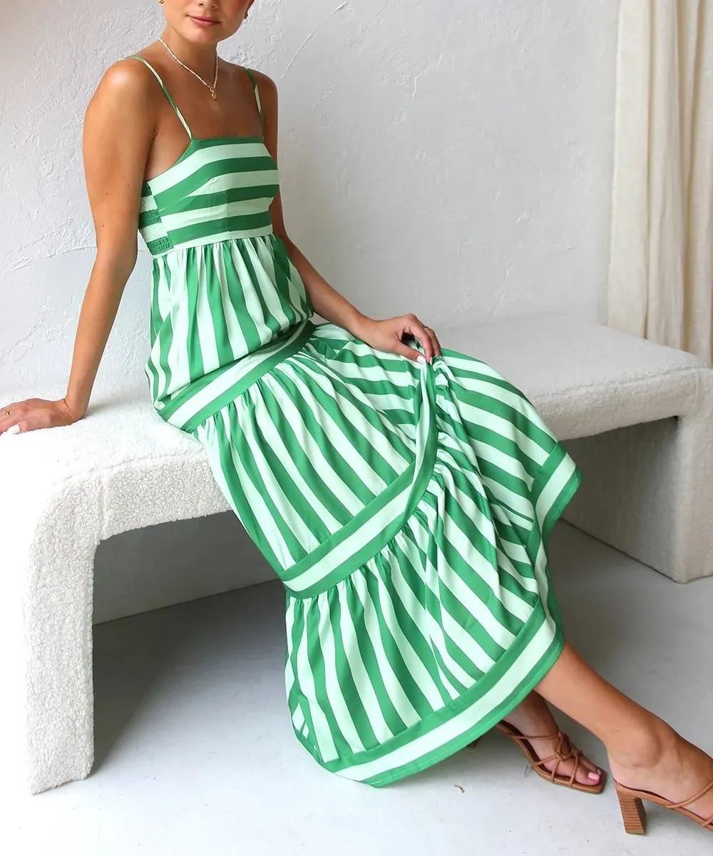 Striped Maxi Dress | Breezy & Elegant | Summer Ready