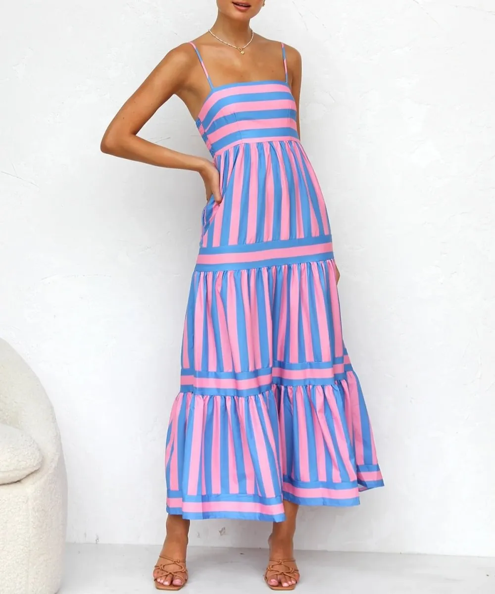 Striped Maxi Dress | Breezy & Elegant | Summer Ready