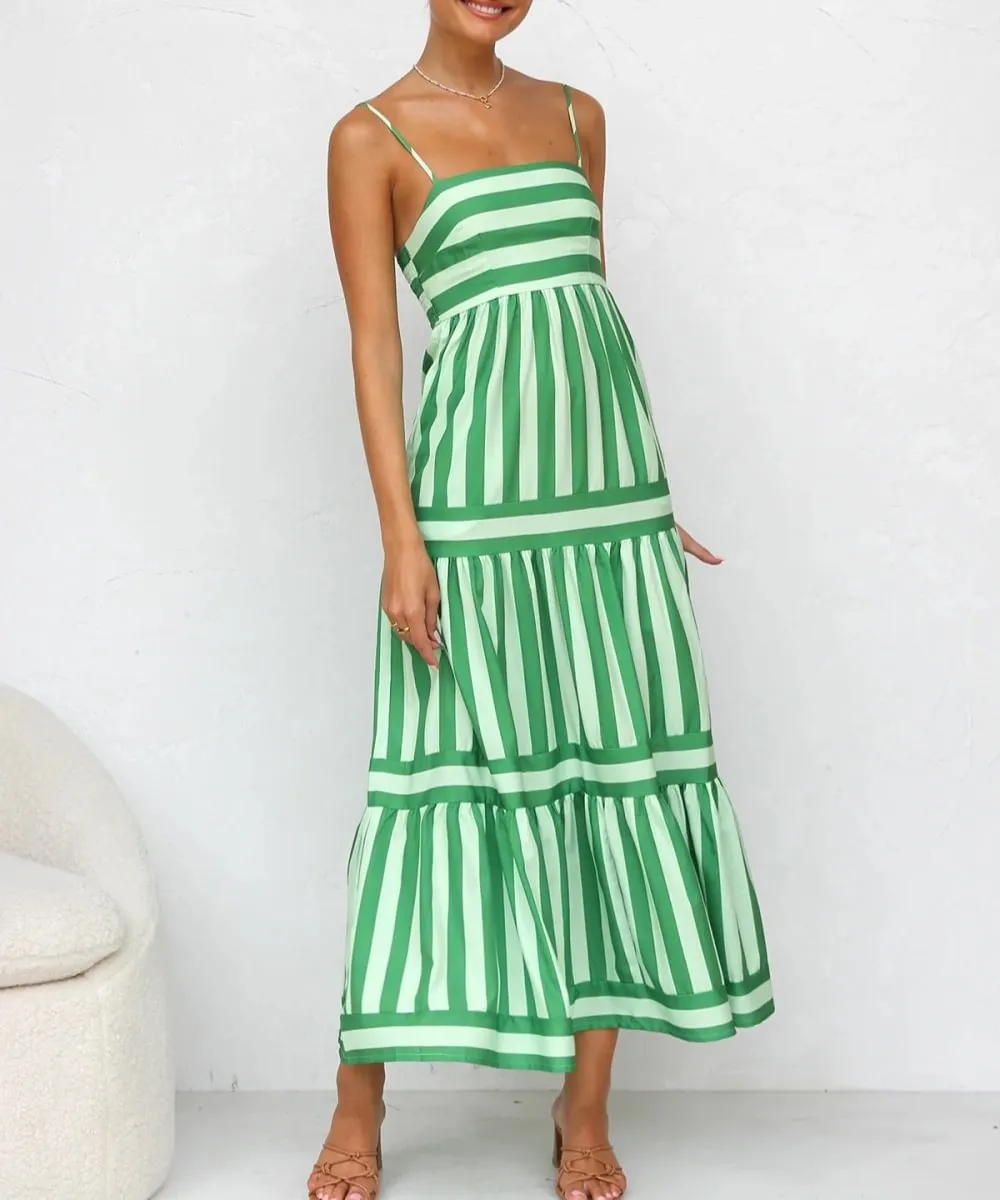 Striped Maxi Dress | Breezy & Elegant | Summer Ready