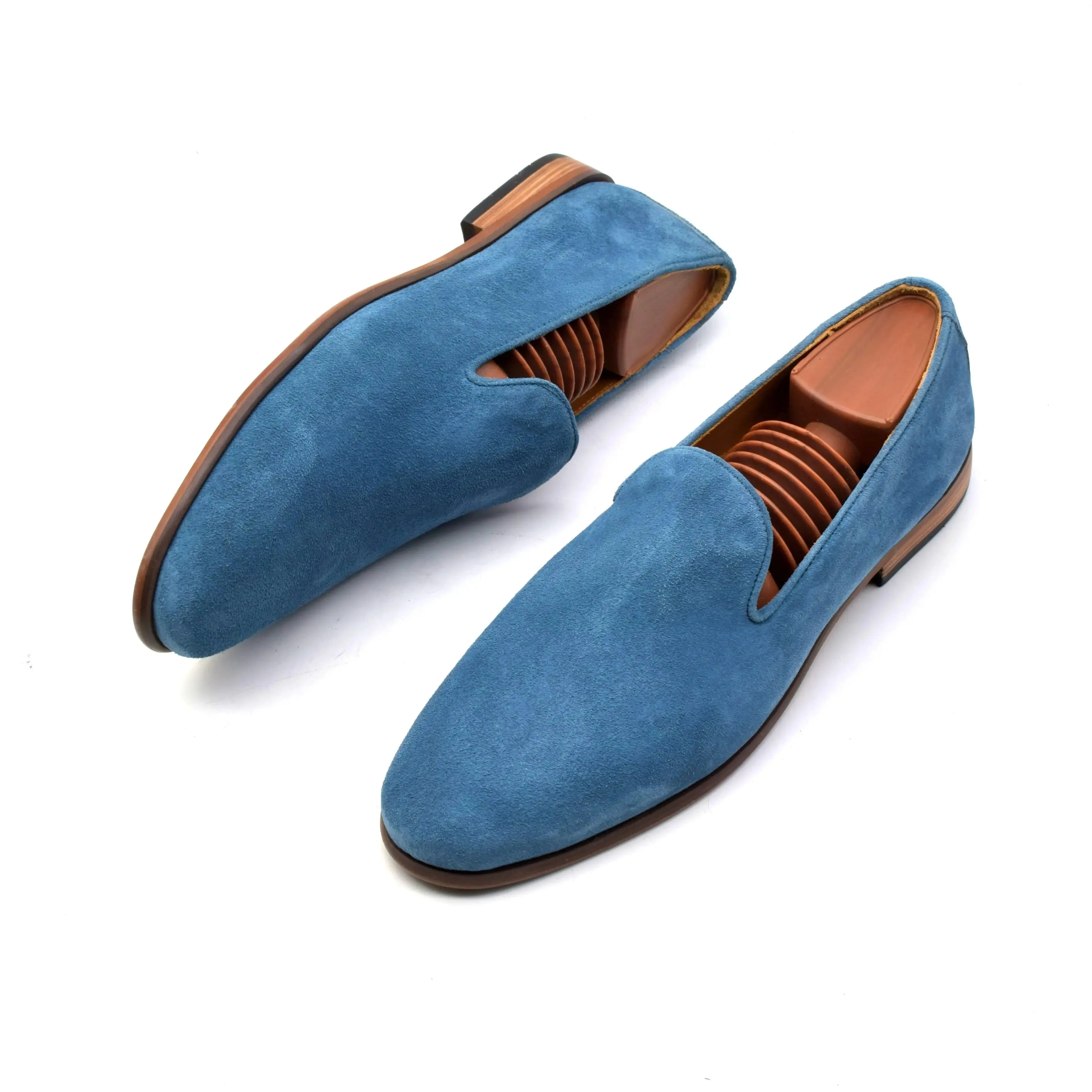 SUEDE VELVET LOAFERS - LIGHT SOLE