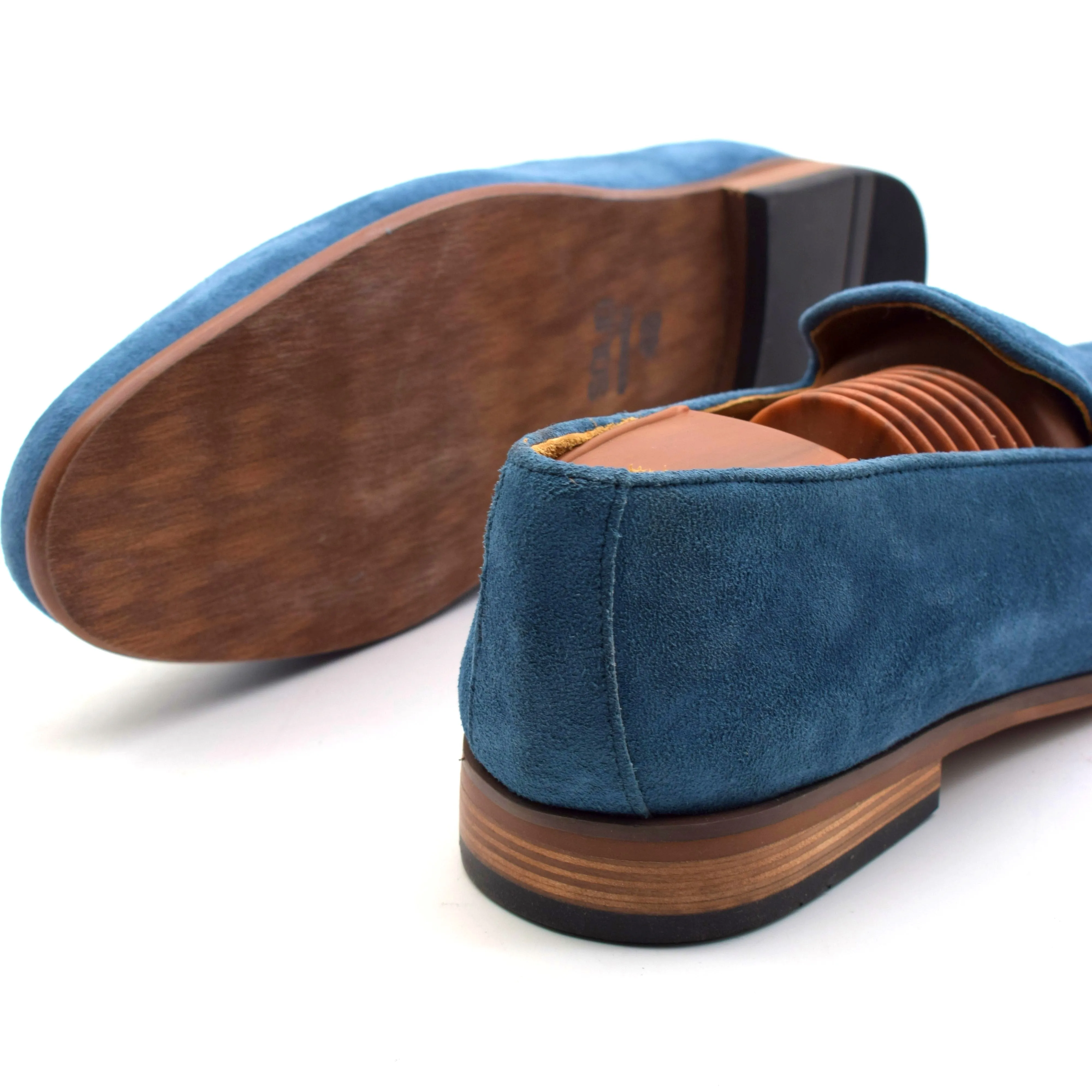 SUEDE VELVET LOAFERS - LIGHT SOLE