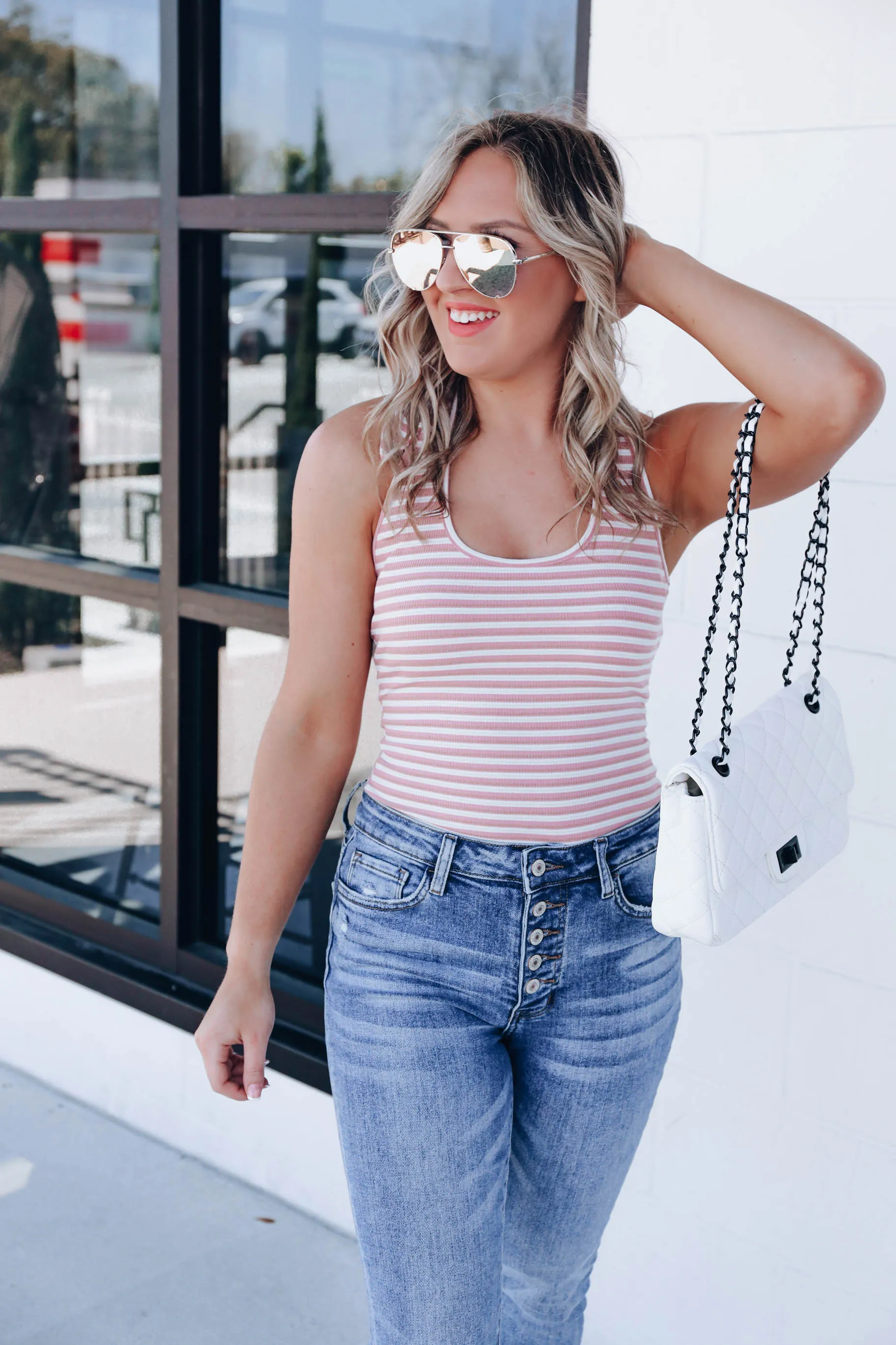 Summer Staple Striped Bodysuit