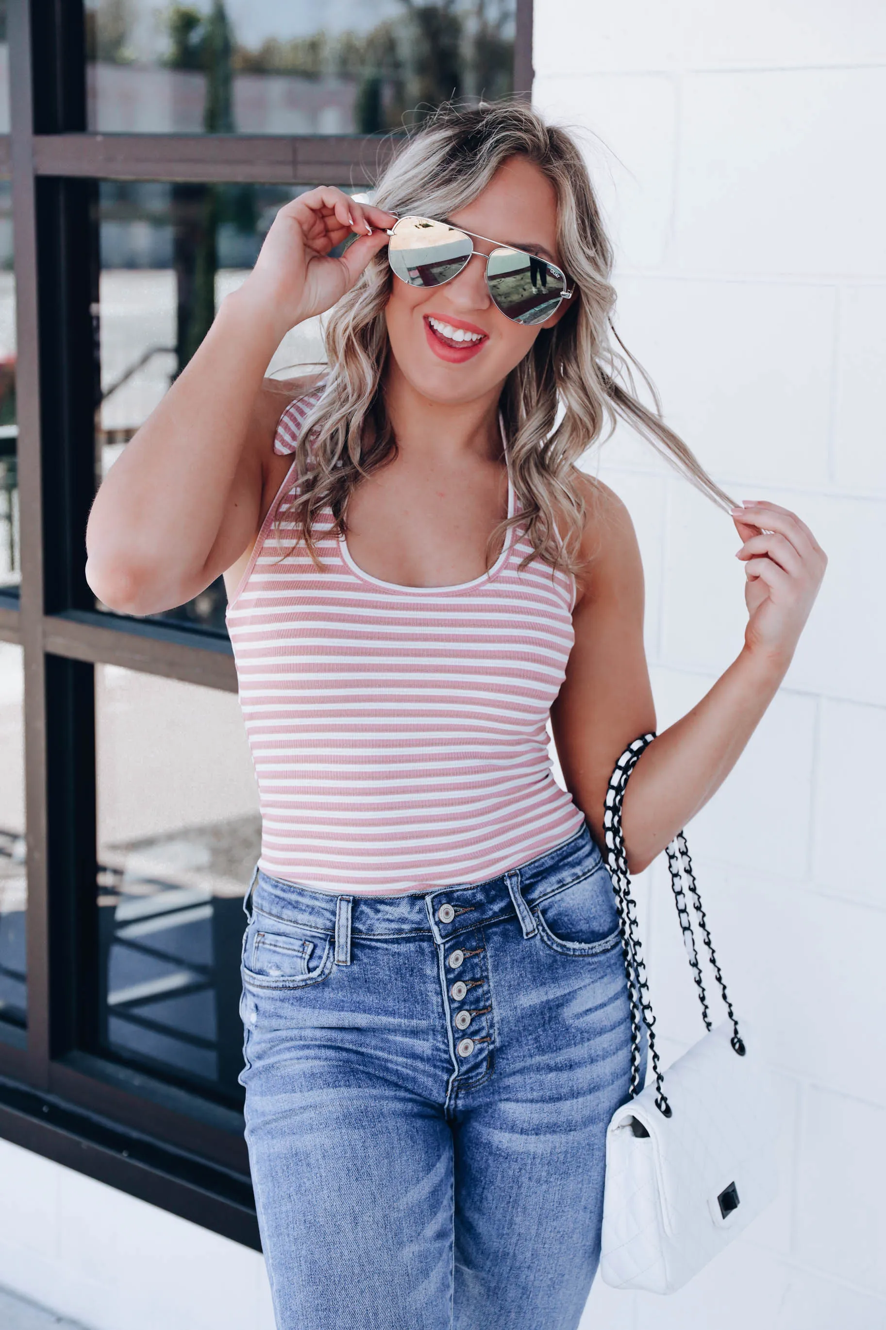 Summer Staple Striped Bodysuit