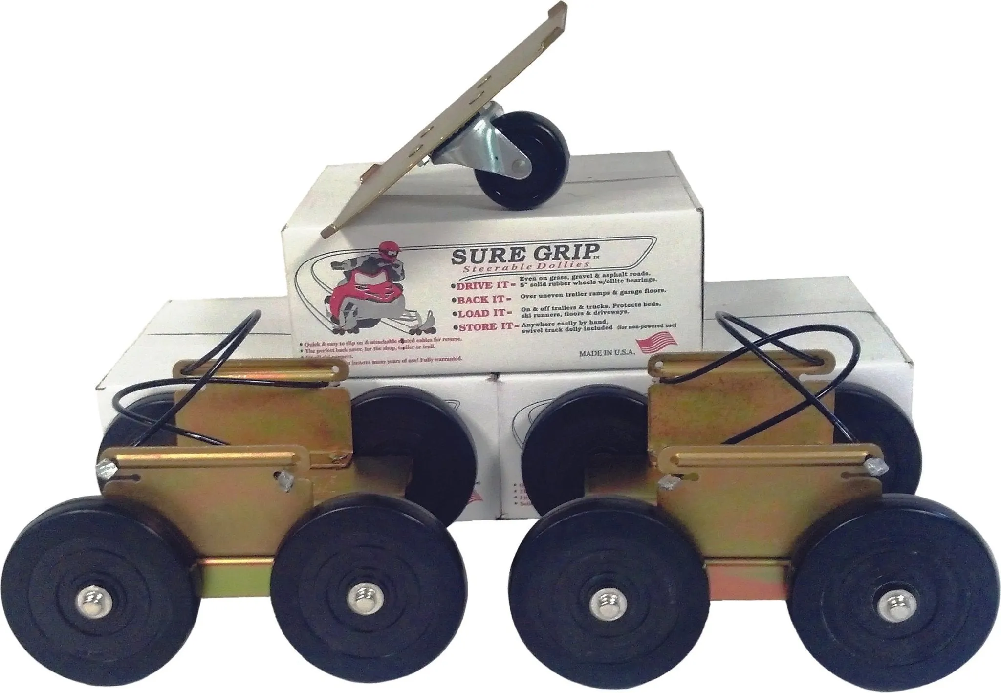 SURE GRIP MEGA-WIDE EXT 3 Piece Set Long Dolly