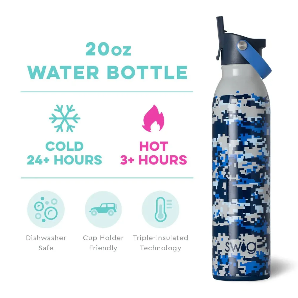 Swig Cool Camo 20oz Insulated Water Bottle